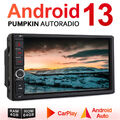 Pumpkin 4GB 64GB 7" Android 13 Autoradio Carplay GPS Navi 2 DIN Bluetooth FM DAB