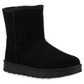 Damen Warm Gefütterte Winter Boots Stiefeletten Bequeme Schuhe 841490