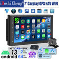 64G DAB+ Android 13 Autoradio 2 DIN Carplay 7 Zoll GPS NAVI RDS Bluetooth Kamera