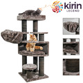 Kratzbaum Katzenbaum Katzenkratzbaum Kletterbaum Spielbaum für Katzen 118 cm XXL