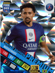 Fifa 365 Adrenalyn XL 2023 Trading Card Marquinhos - Premium Limited Edition