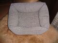 Wolters Basic Dog Lounge Hundebett  Kuschelbett Hund Katzenbett  Hundesofa grau