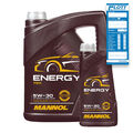 6L Mannol Energy 5W-30 Motoröl 5W30 Motorenöl VW 502.00 505.00 MB 229.3 ACEA B4