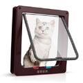 Sailnovo Katzenklappe 4-Way Magnetic Lock hundeklappe Haustiertüre Cat Flap 19 