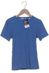 Opus T-Shirt Damen Shirt Kurzärmliges Oberteil Gr. EU 38 Baumwolle Blau #lgouslp