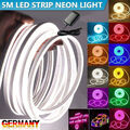 Neon LED Strip Streifen RGB Flex Schlauch diffus Lichtband APP 5M-20M Dimmbar