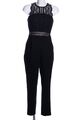 TOPSHOP Jumpsuit Damen Gr. DE 36 schwarz Casual-Look