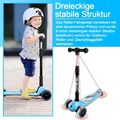 Klappbare Kinder Roller Scooter Cityroller LED Räder Höheverstellbare Tretroller