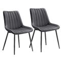 Esszimmerstuhl 2er Set, Küchenstuhl, Samt,Polsterstuhl,Stahlbeine,für Esszimmer