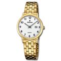 Festina Elegant Damen Uhr F20514/1 Stahl Armbanduhr Klassik gold UF20514/1