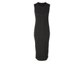 esmara® Damen Spaghettikleid mit Knit-Struktur (schwarz, S (36/38)) - B-Ware