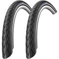 2 x Schwalbe Marathon RACER RaceGard Draht Reifen 20 x 1,50 | 40-406 schwarz