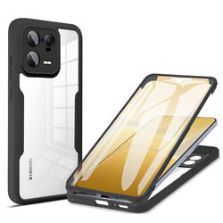 360 Grad Robuste Schutzhülle Handy Hülle Case Cover Silikon Bumper Klar Full TPUApple ✅ Samsung ✅ Xiaomi ✅ Redmi