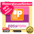 EASYPARK EASY PARK Hinterglasaufkleber Aufkleber Vignette Sticker 5.5x5.5 cm