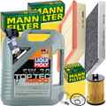 MANN INSPEKTIONSKIT+5L LIQUI MOLY 5W30 ÖL passend für MERCEDES A KLASSE W169 245