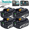 4X 12.0AH Für Original Makita Akku/Ladegerät 18V 6Ah BL1860 BL1850 BL1840 BL1830