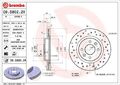 2x BREMBO 09.5802.2X Bremsscheibe für DACIA LADA  passend für NISSAN RENAULT