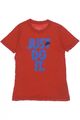 Nike T-Shirt Jungen Oberteil Shirt Kindershirt Gr. S Baumwolle Rot #171aaap