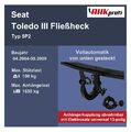 Westfalia Anhängerkupplung abn. +ES 13 für Seat Toledo III Fließheck BJ 04-09