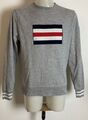 Tommy Hilfiger Herren Sweatshirt Pullover Langarm Grau Gr.M Baumwolle