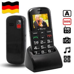 Handy,SOS Seniorenhandy Ohne Vertrag|Dual SIM Handy|Rentner Handy große Tasten