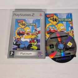 The Simpsons Hit & Run PlayStation 2 PS2 Platinum Game w/ Manual