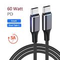 60W Ladekabel USB-C auf USB-C TYPE-C Datenkabel für SAMSUNG HUAWEI APPLE LENOVO