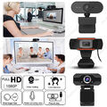 Plug & Play 1080P Full HD Webcam Kamera USB Mit Mikrofon für Computer PC Laptop