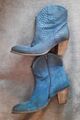 Stiefeletten blau kiss my feet XX 41 echt Leder