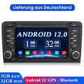 Android 12 Autoradio GPS 1+32G RDS Navi BT SWC DAB USB für Audi A3 S3 RS3 8P 8V 