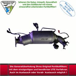 Audi Q5 2,0 TDI Dieselpartikelfilter DPF Rußpartikelfilter Original Austausch