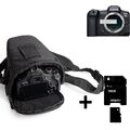 Fototasche für Canon EOS R5 +16GB memoycard Umhänge-Tasche Kamera Schutz Zubeh