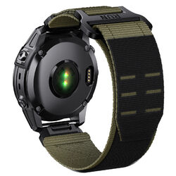 Quickfit Nylon Armband für Garmin Fenix 7 7X Solar 6 6X Pro 3HR 5 5X Plus Epix 2