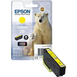 Original Epson Druckerpatrone T-26 Yellow Expression Premium XP 600 605 700 800