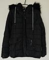 Navahoo Damen Winterjacke Zuckerbiene,schwarz, GR.L