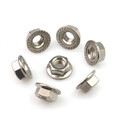 Flanschmuttern Sperrzahnmutter Mutter DIN 6923 Edelstahl M3 M4 M5 M6 M8-M16 V2A