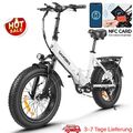 NEW Elektrofahrrad 750W48V13AH Faltbares Fat Tire Mountainbike 20Zoll MTB E-Bike