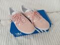 Adidas Gazelle Sportschuhe Sneaker Schuhe rosa weiß Gr. 42 2/3  NP 119,95 TOP