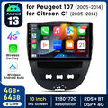 Für Toyota Aygo / Peugeot 107 / Citroen C1 Autoradio Radio Android13 GPS NAVI FM