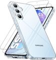 Hülle + 2X Schutzglas  für Samsung Galaxy A55 5G Panzerfolie Full Screen Case 9H