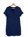 UTA RAASCH Kurzarmkleid Damen Gr. DE 44 blau Casual-Look