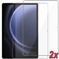 2x 9H Schutzglas für Samsung Galaxy Tab S10 Plus/ S9 FE Plus/ S8 Plus/S7 FE 12.4