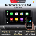 128GB Android 13 Autoradio Für Smart Fortwo 451 2005-2010 CarPlay GPS Nav SWC FM