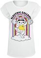 Electric Callboy Pump It Bunny Frauen T-Shirt weiß  Frauen Band-Merch, Bands