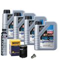 Motoröl 0W30 LIQUI MOLY 4L+HENGST Ölfilter+Cera Tec+Ölablassschraube