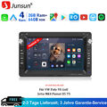 2DIN Für VW Polo 9N Golf Jetta MK4 Passat B5 T5 Android 13 Autoradio GPS Carplay