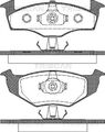 TRISCAN Bremsbelagsatz Scheibenbremse 8110 29004 für VW POLO 3 6N1 6N2 LUPO 1 2