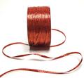 1m/0,14€) Satinband 50m x 3mm Goldkante Geschenkband Weihnachtsband Advent #1371