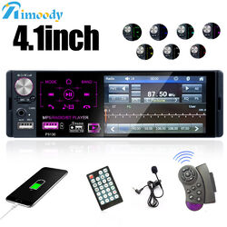 4.1" Autoradio Mit Bluetooth RDS AM TF USB RDS AUX MP5 Player 1DIN Touch Screen