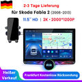 Carplay Für Skoda Fabia II 2008-2013 Autoradio GPS Navi BT Android13 DAB+ 6+128G